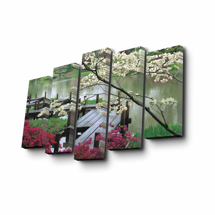 Wallity Cuadro Decorativo en Lienzo 5 Piezas 5PUC-014 Wallity Cuadro Decorativo en Lienzo 5 Piezas 5PUC-014